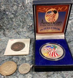 2000 American Eagle Silver Dollar-Silver Coins