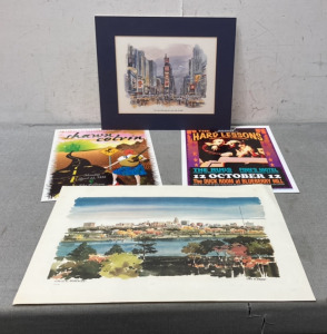 Concert Posters And City Scape Prints