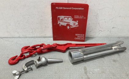 Light Delivery Truck Service Parts Catalog, Load Binder Non Ratchet And Vise