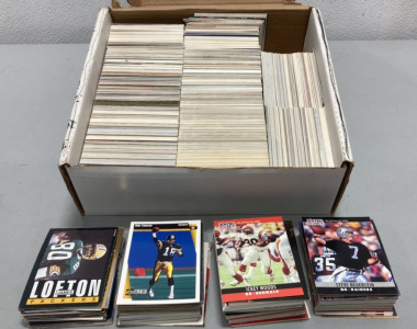 Topps, Pro Line Portraits, Upper Deck, Pinnacle, NFL Pro Set, Pacific, Score Collectible Football Cards