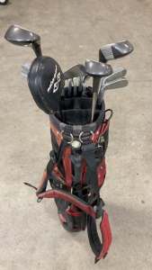 Golf Bag and Golf Clubs