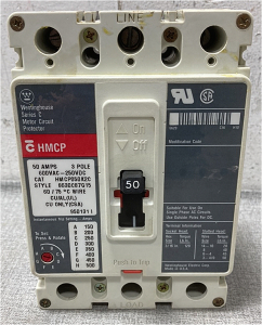 White House 50 Amp Motor Circuit Protector