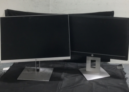 (1) Hp 24&rdquo; Pro Desktop Monitor (1) Hp EliteDisplay 22.5&rdquo; Desktop Computer Monitor