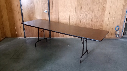 Metal-framed Folding Table