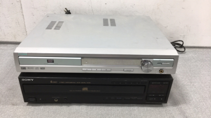Fisher DVD Home Theater System, Sony 5 Disc Dual D/A Converter System