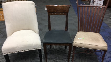 (3) Mismatched Chairs