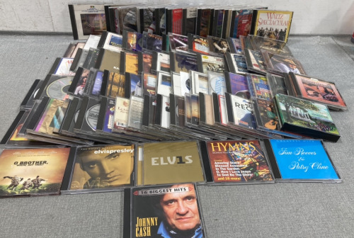 Collection Of CDs Including Elvis Presley, Johnny Cash And Many More