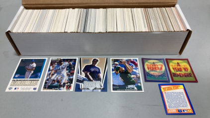 Leaf, Score, Upper Deck 1987-1996 Collectible Baseball Cards, Score Baseball Trivia Cards