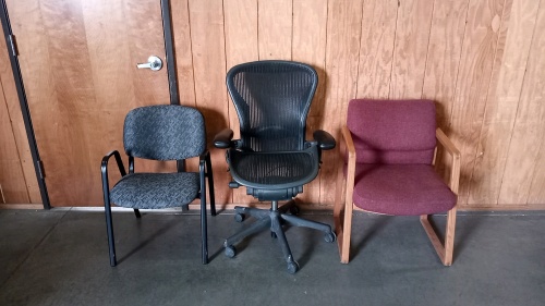 (3) Office Chairs