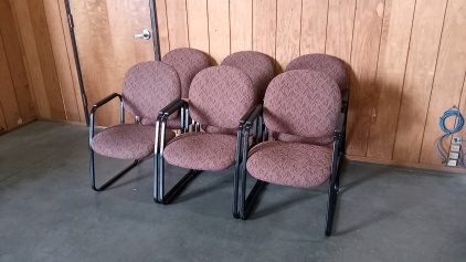 (6) Waiting Room/Office Chairs