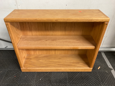 Small Pine Colored Bookshelf