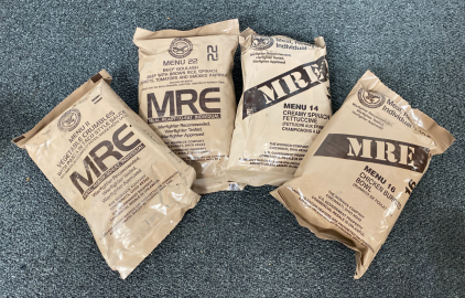 (4) Individual MRE Meals