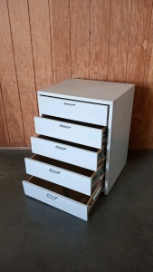 5-Drawer Wood Cabinet