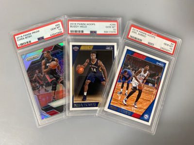 (3) Collectible Graded Basketball Cards