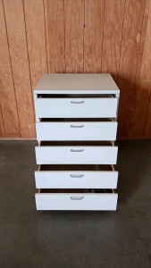 5-Drawer Wood Cabinet