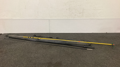 6’ Pole Spear, Fishing Pole Case And Whip Pole