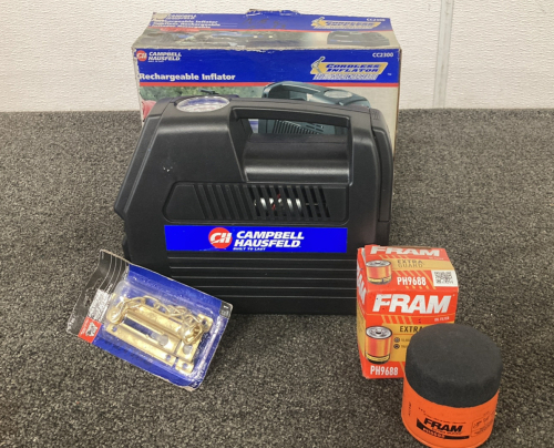 Campbell Hausfeld Cordless Inflator And More