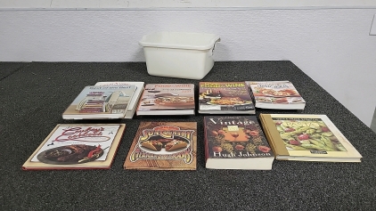 Tote of Assorted Cook Books