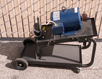 Marathon Electric Motor with Rolling Stand/Cart