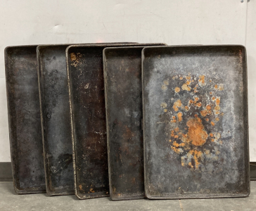 (5) Commercial Baking Pans