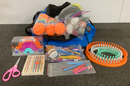 Looms, Yarn, And Crochet Supplies