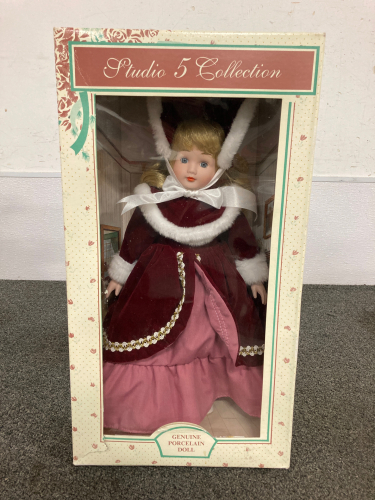 Handpainted Porcelain Doll