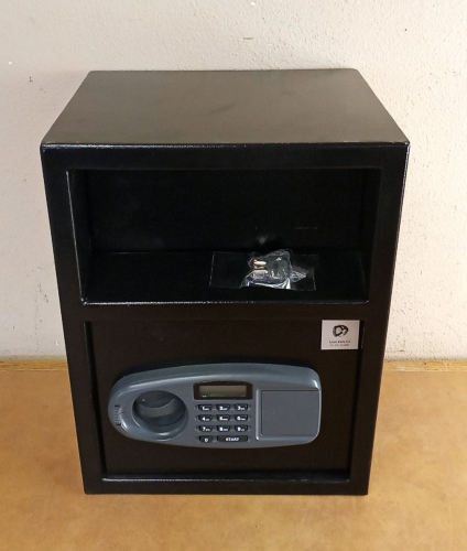 Lion Safe Co. Metal Drop-Box Safe with Keys