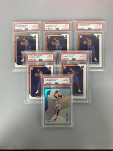 (6) Graded 2018 DeAndre Ayton Basketball Cards