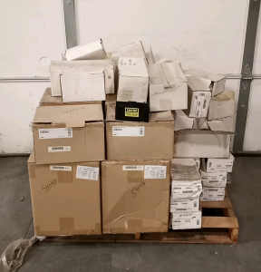 Pallet of Security Cameras and Parts