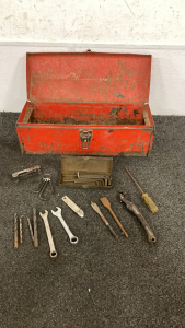 Tool Box And Assorted Tools