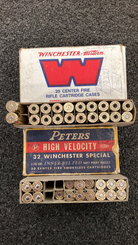 7mm Rem Mag And Western 32 SPL Ammo With Brass Casings