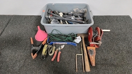 Assorted Tools & Plumbing Hardware Supplies