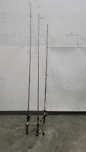 Set of (3) Fishing Poles