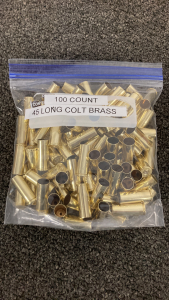 45 Long Colt Brass Casings