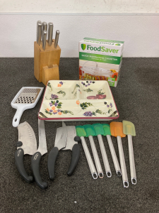 Knife Block, Vacuum SealingBags, And More