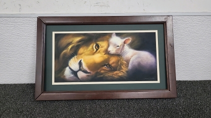 Lamb and Lion Print