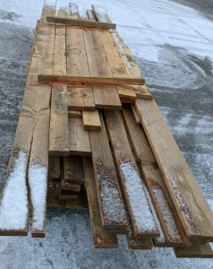 Bunk of Assorted Building Lumber