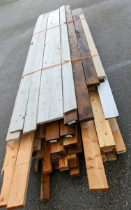 Bunk of Assorted Building Lumber