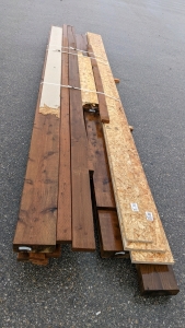 Bunk of Assorted Building Lumber