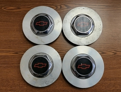 4 Small Center Chevrolet Hub Caps