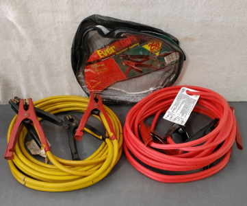 (2) Sets of Jumper Cables w/Bag