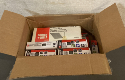 Box of finishing nails