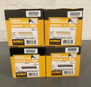 DeWalt concrete nails