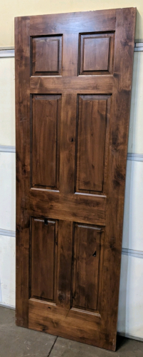 28x80 Walnut Finish Door