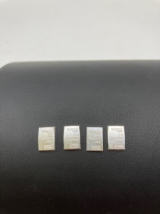 (4) 1 Gram Bars of Silver