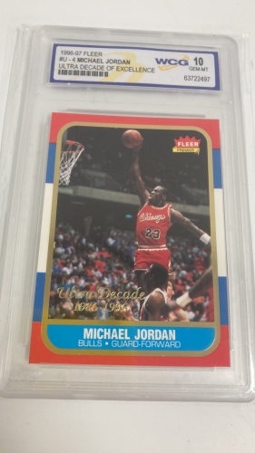 Michael Jordan 1996 Basketball Card