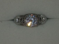 1ct Stone Engagement Ring, Sz 6