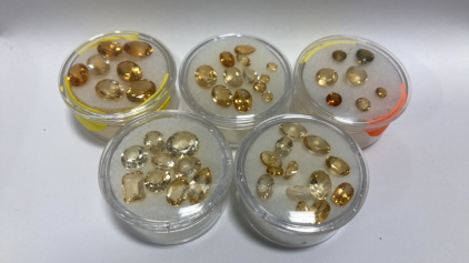 Beautiful Citrine Gems Various Cuts. Perfect For Jewelry Making Or Collecting