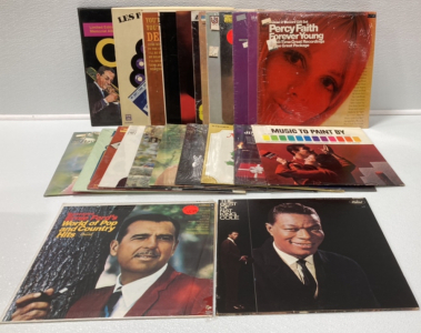 Vinyl Records Including Nat King Cole, Ernie Ford And More