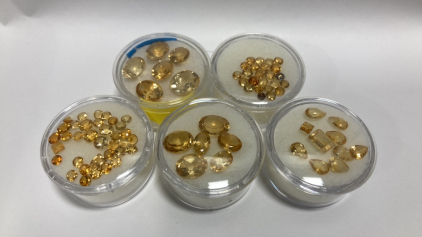 Beautiful Citrine Gems Various Cuts. Perfect For Jewelry Making Or Collecting